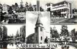 Yvelines - Ref B221- Carrieres Sur Seine - Carte Multivues  - Carte Bon Etat - - Carrières-sur-Seine