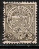 LUXEMBOURG   Scott #  76  F-VF USED - 1907-24 Coat Of Arms