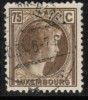 LUXEMBOURG   Scott #  175  F-VF USED - 1926-39 Charlotte Right-hand Side