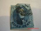 BELGIUM, SCOTT# 4, 20cents BLUE, USED - 1849-1865 Medaillen (Sonstige)