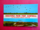 Tennessee   Fort Campbell Tn/Ky State Line  Early Chrome  --- -     -------  --ref  382 - Sonstige & Ohne Zuordnung