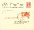 1955, 1958 USA Postal Cards. Two Pieces.   (H05b009) - 1941-60