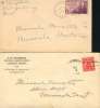 1929, 1933, 1934 USA Covers. Three Pieces.  Harlo, Philipsburg, Billing. (H05c022) - Marcofilie