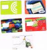 ROMANIA -  COSMOTE, MOBIL ROM, CONNEX, ORANGE, VODAFONE (GSM SIM CARD) - LOT OF 5 DIFFERENT - USED WITHOUT CHIP-RIF.3385 - Roumanie
