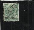 LEVANTE COSTANTINOPOLI 1922 SOPRASTAMPATO D'ITALIA ITALY OVERPRINTED 30 PA SU CENT. 5 C USATO USED OBLITERE' - Oficinas Europeas Y Asiáticas