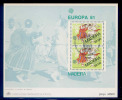 Portugal - 1981 Europa CEPT Souvenir Sheet - Af. Bl. 37 - Used - Oblitérés