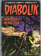 Diabolik (Astorina 1974) Anno XIII° N. 17 - Diabolik