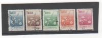 TAIWAN 1979 Yvert N° 1237 à 1240+ 1552 Oblitéré - Used Stamps