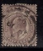 Ceylon Used 1912, Edward 5c Wmk. Mutiple Crown CA - Ceylon (...-1947)