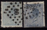Belgium Used 1865 ?, 20c Blue - 1865-1866 Linksprofil