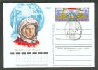 RUSSIA USSR,  COSMONAUT GAGARIN , POSTAL STATIONERY POSTCARD WITH SPECIAL CANCELLATION 1976 - Russie & URSS