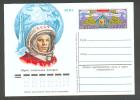 RUSSIA USSR,  COSMONAUT GAGARIN , POSTAL STATIONERY POSTCARD  1976 - Russia & USSR