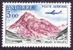 Andorre Français N° PA  6 ** Site -  Vallée D´Inclès, à Soldeu - Avion Caravelle Le 3.00frs - Luchtpost