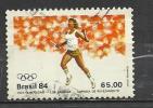 BRAZIL 1984 - OLYMPIC GAMES 65 RELAY RACE - USED OBLITERE GESTEMPELT - Ete 1984: Los Angeles
