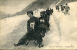 N°16481 -cpa L'hiver à Chamonix -toboganning- - Sports D'hiver