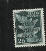 ZARA 1943 SOPRASTAMPATI D´ITALIA AEREA 25 C MNH - German Occ.: Zara