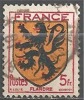 1 W Valeur Oblitérée,used - FRANCE - YT Nr 602 * 1944 - N° 10-54 - 1941-66 Coat Of Arms And Heraldry