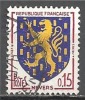 1 W Valeur Oblitérée,used - FRANCE - YT Nr 1354 * 1962/1965 - N° 10-42 - 1941-66 Armoiries Et Blasons