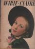 MODE - MARIE CLAIRE N°34 - 22 OCTOBRE 1937 - ROBES - MANTEAUX - CUISINE - MAQUILLAGE - MICHELE MORGAN - PUBLICITES ... - Moda