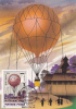 BALLON  DIRIJABLE 1983 CM,MAXICARD,CARTES MAXIMUM HUNGARY. - Zeppeline