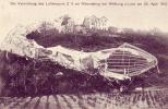 Aerostation .. Dirigeables ... Zeppelins...Accident Dirigeable Allemand  25/04/1910 - Ongevalen