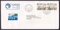 Finland NORDIA 1985 Special Cancel Cover To Sweden (2 Scans) - Brieven En Documenten