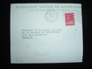 LETTRE TYPE MARIANNE DE BEQUET 0,50 F OBL. MEC. 17-2-1971 PARIS XIV (AN.1)  (75) + INDEXATION TRI C1 - 1971-1976 Marianne (Béquet)