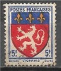 1 W Valeur Oblitérée,used - FRANCE - YT Nr 572 * 1943 - N° 10-51 - 1941-66 Armoiries Et Blasons