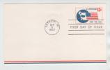 USA FDC 8-9-1967  Air Post Postal Card Visit The USA 1967 - 1961-1970