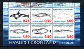 GROENLAND 1995  Bloc N° 10 ** Neuf = MNH Superbe Cote 13 € Mammifères Marins Marine Mammals - Blocs