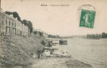 CPA  ABLON SUR SEINE  Quai De La Baronnie ( Lavandières ) - Ablon Sur Seine