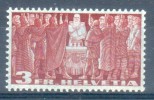 SVIZZERA SWITZERLAND SUISSE SCHWEIZ 1938 SOGGETTI STORICI ** MNH UNIF.313A - Unused Stamps