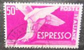 1951 Nr E6 ESPRESSO Democratica Filagrana RUOTA - Posta Espressa/pneumatica