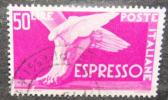 1951 Nr E6 ESPRESSO Democratica Filagrana RUOTA - Express/pneumatic Mail