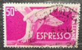 1951 Nr E6 ESPRESSO Democratica Filagrana RUOTA CON PRESENZA DI FILIGRANA LETTERE - Express/pneumatic Mail