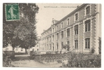 Saint-Calais (72) : L'école Supérieure Et Son Potager Env 1912. - Saint Calais