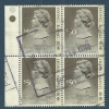 Hong Kong Oblitéré/canceled : Bloc De 4 En Bord De Feuille ;Y&T N° 513 " Elisabeth II " - Used Stamps