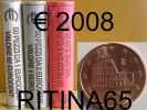 !!! N. 3 ROT./ROLLS 1, 2 AND 5 CT. 2008 ITALIA NOT BLIND !!! - Italie