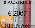 !!! N. 3 ROT./ROLLS 1, 2 AND 5 CT. 2007 AUSTRIA NOT BLIND !!! - Oesterreich