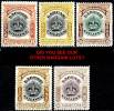 LABUAN 1902-3 CROWN ISSUE SC#102-106,108 FRESH VF OG MLH CV$52 (DEB014E) - North Borneo (...-1963)