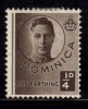 Domonica MH 1942 1/4d KGVI - Dominique (...-1978)