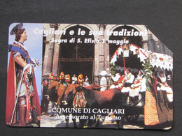 ITALIA - 3391 C&C 302 GOLDEN - PRIVATE PUBBLICHE - SAGRA DI S. EFISIO - USATA - Private-Omaggi