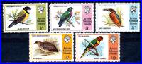 SOLOMON ISLANDS 1975 BIRDS  SC# 280-284 VF MNH KINGFISHER PARROT DOVE (D0133) - Iles Salomon (...-1978)