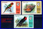 SOLOMON ISLANDS 1976 BIRDS/SHELL HIGHS SC# 329-31 FRESH VF MNH (D0177) - Islas Salomón (...-1978)