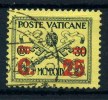 1931 Vaticano, Giallino, Serie Completa Usata - Gebraucht