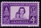 1960 USA American Woman Stamp Sc#1152 Book Civic Affair Education Art Industry Mother Microscope Medicine - Unused Stamps