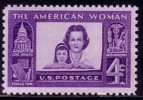 1960 USA American Woman Stamp Sc#1152 Book Civic Affair Education Art Industry Mother Microscope Medicine - Neufs