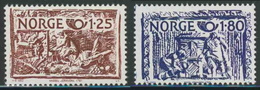 Norway Norge Norwegen 1980 Mi 821 /2 YT 777 /8 SG 863 /4 ** Cast-iron Stove Ornaments / Handwerkskunst - Neufs