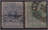 N° 26-27 Oblitérés. - 1869-1888 Lion Couché