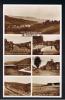 RB 824 - Real Photo (7 View) Multiview Postcard - Moffat Dumfries & Galloway Scotland - Golf Course & Club House - Dumfriesshire